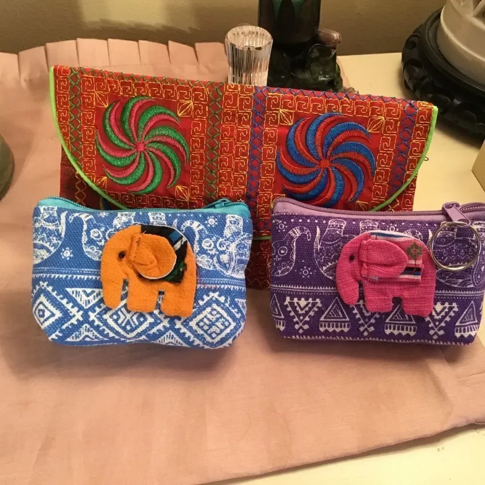 New Set of three pouches/ bags